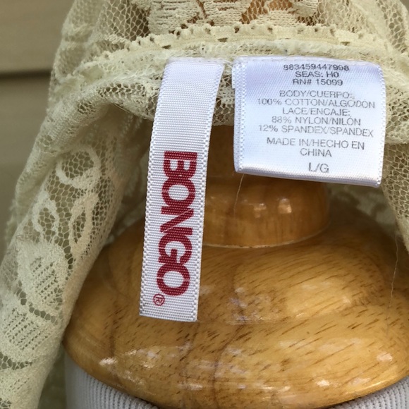 COPY - Bongo women’s green/white striped short sleeve top - Picture 6 of 6